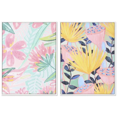Vista 2 de Lienzo DKD Home Decor Poliestireno Lienzo 60 x 4 x 80 cm
