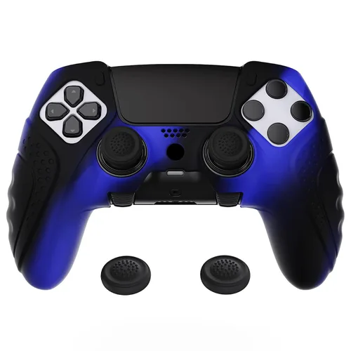 Vista 10 de PlayVital Guardian Edition Anti-Slip Ergonomic Silicone Cover Case for ps5 Edge Controller, Soft Rubber Protector Skin for ps5 Edge Wireless