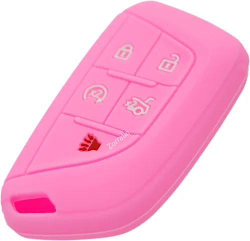 Vista 4 de Funda protectora de silicona con 5 botones para Cadillac CT4 CT5 CT6 XTS XT4 XT5 ATS 2020 2021 2022 2023