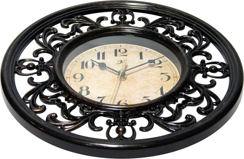 Vista 2 de Infinity Instruments - Sofia 12 pulgadas. Reloj de pared., Negro (Antique Black), 12