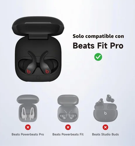 Vista 2 de SURITCH Funda compatible con auriculares Beats Fit Pro, carcasa protectora de TPU que absorbe los golpes para Beats Fit Pro, estuche de carga 2021