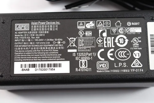 Vista 5 de NUEVOS DISPOSITIVOS DE ALIMENTACIÓN ASIÁTICA APD DA-30E12 ADAPTADOR 770375-31L WYSE THIN CLIENT