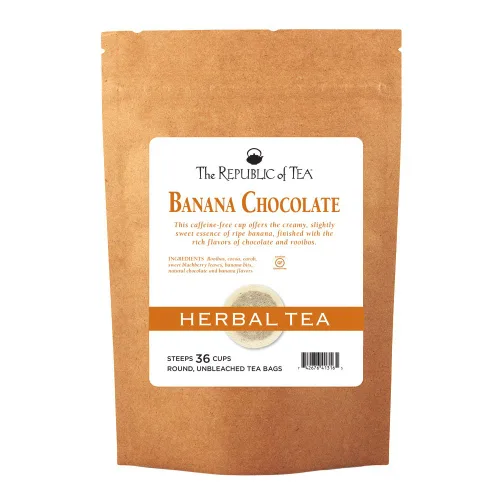 Vista 19 de The Republic of Tea Té de hierbas Rooibos rojo de almendra, coco y macarrón, 36 bolsas de té de repuesto