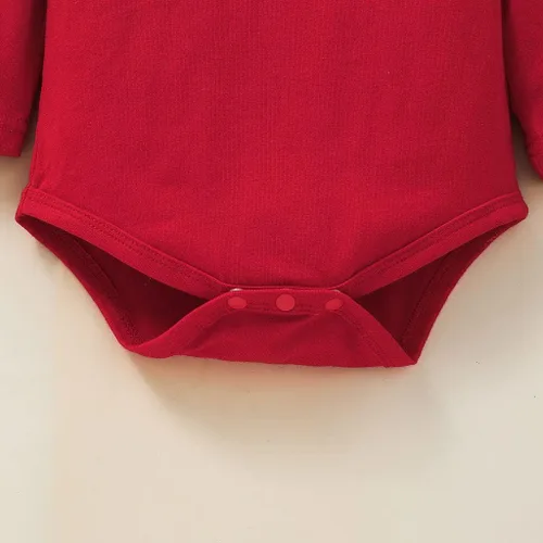 Vista 5 de LYQTloml My Frist - Ropa de Navidad para bebés y niños recién nacidos traje de reno y pantalones