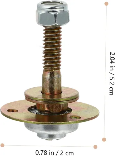 Vista 3 de DOITOOL 4 piezas de mecedora parte M8x45mm pieza de conexión para mecedora robusta práctica