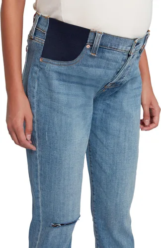 Vista 3 de 7 For All Mankind Jeans Josefina de maternidad para mujer con un agujero en la rodilla