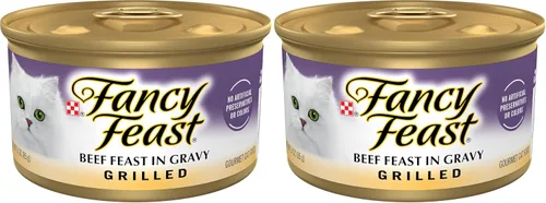 Vista 13 de Purina Fancy Feast - Comida para gatos húmeda, en salsa, enlatada y grillada