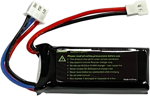 Vista 2 de Pulse 600mah 2S 7.4V 35C LiPo Batería Molex 51005 compatible con Furitek Fury FX118, HobbyPlus CR18P EVO, FMS FCX24 K5, FMS FCX24 Smasher V