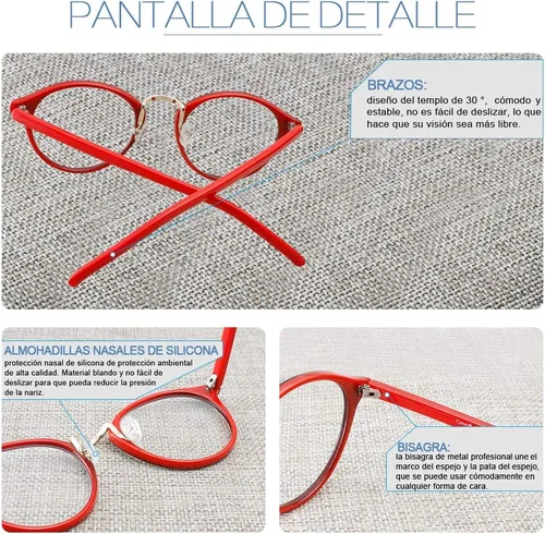 Vista 3 de Cyxus Lentes de luz azul - Lentes antiluz azul y antirreflejos para mujeres y hombres