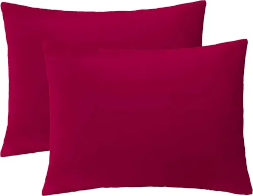 Vista 12 de iMaylex Funda de almohada suave de microfibra cepillada con cremallera, acogedora y ligera, de fácil cuidado, juego de 2, negro, estándar, 20 x 26