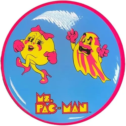 Vista 3 de Bandai Namco Amusement America Ms Pac Man - Taburete de bar (19 pulgadas)