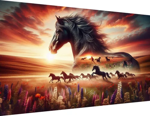 Vista 17 de ijbnhd Castillo de pintura de diamante 5D, kits de pintura de diamantes grandes para adultos, cielo estrellado de bricolaje, taladro completo