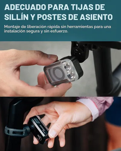 Vista 6 de Magicshine SEEMEE 100AD Radar Luz trasera para bicicleta con control FTR