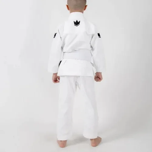 Vista 4 de KINGZ The One Brazilian Jiu Jitsu Gi - Kimono BJJ ligero y duradero para jóvenes - IBJJF Legal - 400gsm Pearl Weave Competition