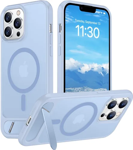 Vista 68 de Funda para iPhone 11 con compatibilidad magnética, [Soporte invisible incorporado][Compatible con MagSafe]