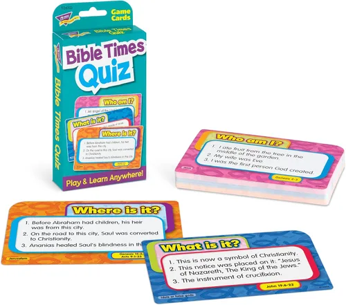 Vista 2 de Tarjetas de desafío del cuestionario de Bible Times