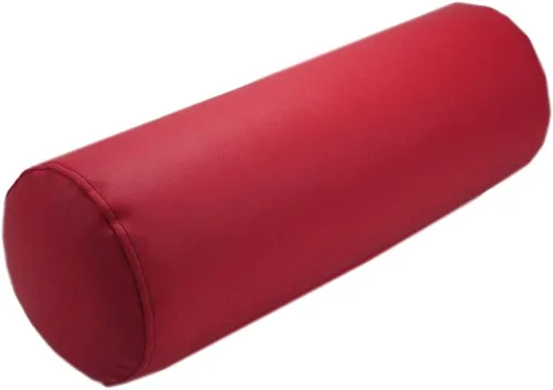 Vista 5 de Almohada larga de cuero, almohada cervical para el cuello, almohada cilíndrica decorativa, almohada redonda multifuncional para rodilla