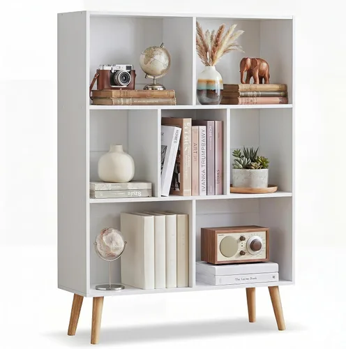 Vista 34 de YAHARBO Estantería de 2 cubos, soporte para tocadiscos negro con almacenamiento de vinilo de hasta 100 álbumes, estante horizontal para libros