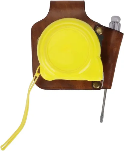 Vista 4 de TOURBON Cinta métrica de cuero para cinturón de cinturón - Vintage Brown