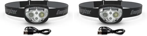 Vista 11 de Linterna de cabeza Energizer PRO-400 recargable, linterna recargable resistente al agua IPX4, lámpara de cabeza ultra brillante con múltiples modos