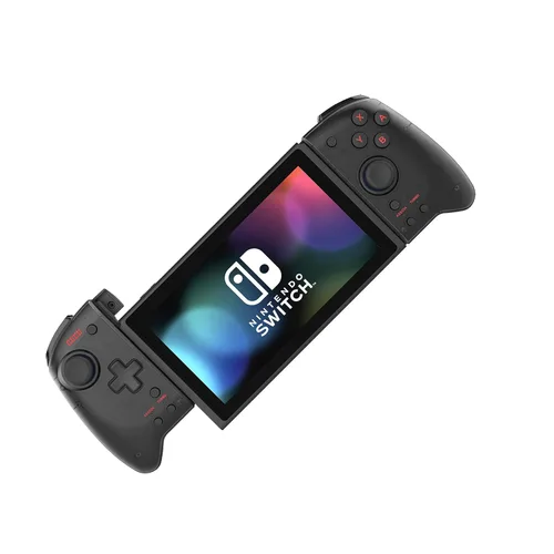Vista 4 de Hori Nintendo Switch Split Pad Pro (Black) Ergonomic Controller for Handheld Mode - Officially Licensed By Nintendo Negro
