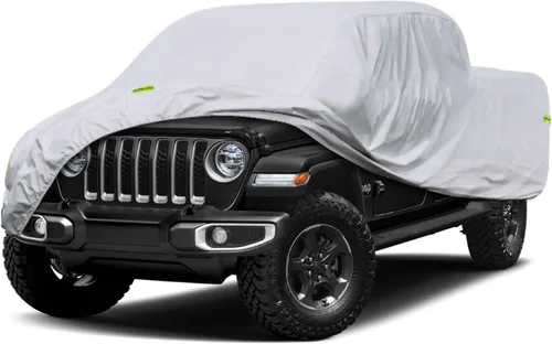 Vista 39 de Kaugung - Cubierta impermeable para camioneta, 7 capas resistentes, ajuste completo para Mitsubishi Raider 2006-2010, para todo clima, protección