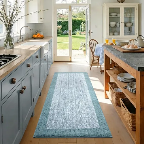 Vista 14 de Alfombras de baño de 17 x 24 pulgadas, antideslizantes, lavables, color gris, para bañera, tapete de baño para baño, tapete suave y absorbente