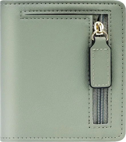 Vista 17 de Gostwo Cartera pequeña para mujeres, portador de tarjetas de crédito delgado bifold, billetera compacta de efectivo con bloqueo RFID, billeteras