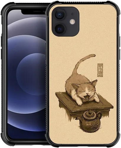 Vista 8 de Funda protectora de poliuretano termoplástico resistente a los arañazos y a los golpes, compatible con iPhone 11 de 6.1 pulgadas, diseño de flores