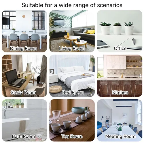 Vista 8 de Mini Cubo de Basura de Escritorio con Tapa Abatible, Elegante Papelera de Mesa con Lunares de Encaje, Cesta de Papel de Desperdicio Redonda, Pequeño