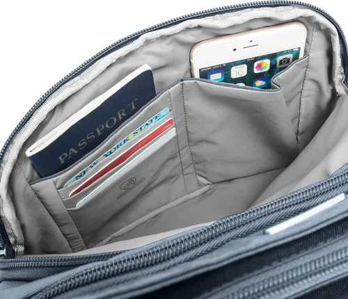 Vista 8 de Travelon Bolso cruzado cruzado clásico NS antirrobo, midnight, Travelon Bandolera clásica antirrobo NS