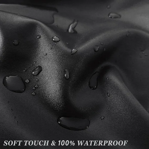 Vista 4 de JOKIVTOU Funda elástica de piel sintética para sofá reclinable de 1/2/3 asientos, con bolsillos laterales, impermeable, funda para sofá reclinable