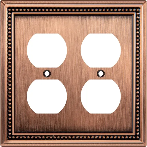 Vista 53 de Henne Bery Sunken Pearls Placa de Pared Decorativa de Servicio Pesado Placa de Interruptor Cubierta de Tomacorriente