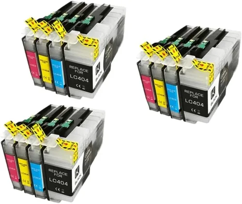 Vista 4 de 404 LC404BK Ink Cartridge Compatible with Printer Supplies MFC-J1205W MFC-J1215W(NA. LC404-1set)