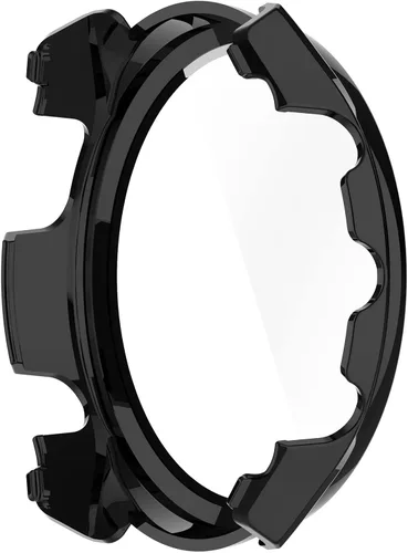 Vista 7 de FitTurn Compatible con Garmin Forerunner 965 - Funda protectora de pantalla de repuesto para PC, delgada, cobertura completa 3D, protector