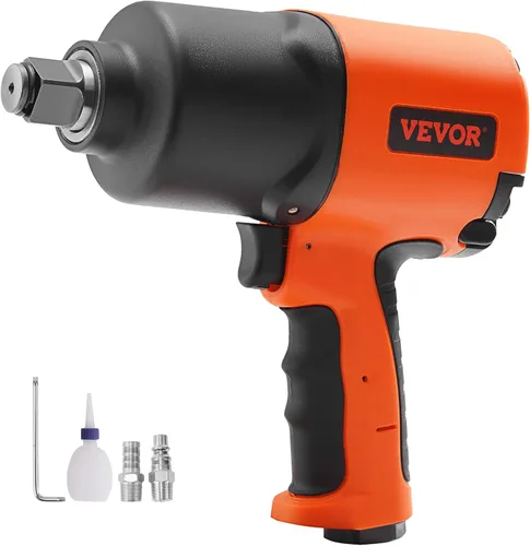 Vista 13 de VEVOR Llave de Impacto Neumática, Pistola de Impacto Neumática de Transmisión de 3/8 Pulgadas, Hasta 690 ft-lbs de Torque de Aflojamiento