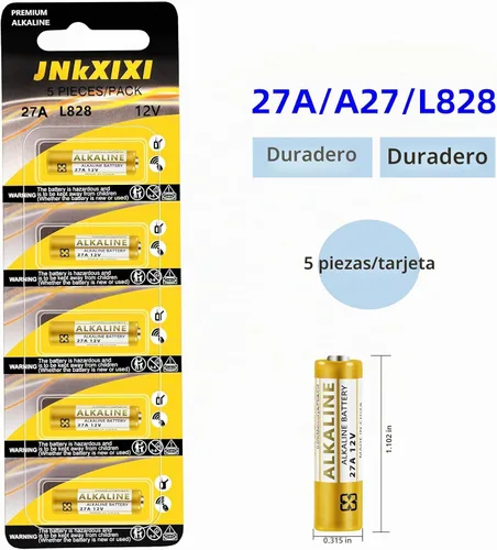 Vista 2 de Paquete de 30 baterías alcalinas 27A A27S MN27 L828 A27 12V (30)