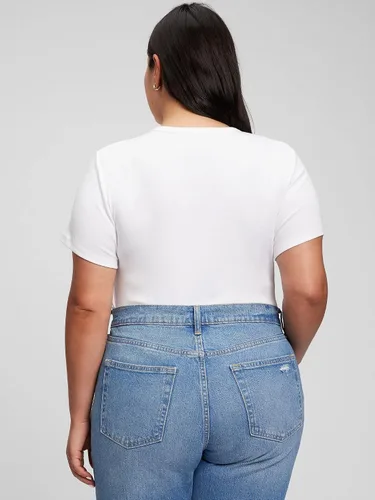 Vista 3 de GAP Paquete de 3 camisetas modernas con cuello redondo para mujer
