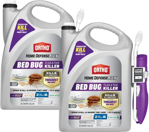 Vista 13 de Ortho Home Defense Max Bed Bug & Flea Killer Powder – Pulgas y chinches en polvo, aplicar a grietas y grietas en marcos de cama y de ventana Aerosol