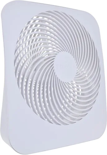 Vista 9 de Treva Ventilador portátil de 10 pulgadas, alimentado por batería y/o adaptador de CA - Ventilador de escritorio con circulación de aire con 2