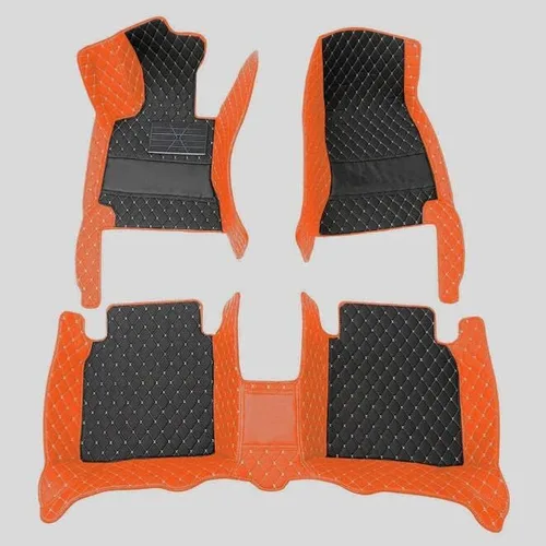 Vista 17 de Tapetes de automóvil personalizados para el 99% de modelos de vehículos, cuero, tapicería completa, color beige, rojo, rosa, azul, púrpura