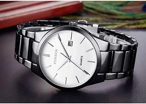 Vista 5 de Reloj de pulsera analógico de cuarzo con fecha para hombre