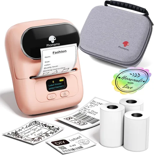Vista 12 de Phomemo Etiquetadoras M110, impresora térmica portátil Bluetooth con Negro