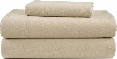 Vista 7 de LANE LINEN Sábanas de franela 100% algodón, doble cepillado para mayor suavidad, ropa de cama transpirable de algodón ligero tamaño matrimonial