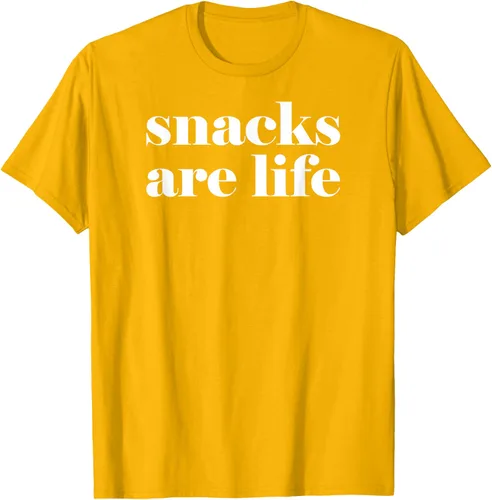Vista 35 de Snacks Are Life - Camiseta divertida para amantes de los aperitivos, Negro