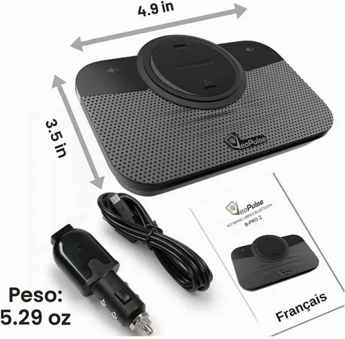 Vista 7 de Altavoz de coche B-PRO 2B Kit manos libres, 6W Hi-Fi Altavoces, con Bluetooth Automático Multipunto Conexión Teléfono Celular