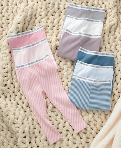 Vista 3 de Calvin Klein Boys Organic Baby Essentials 3 Pack Pants
