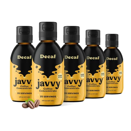 Vista 28 de Javy Coffee Concentrado - Café frío preparado, perfecto para café helado instantáneo, café frío y café caliente, paquete de 2 - Original descafeinado