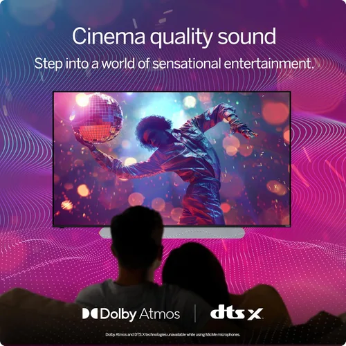 Vista 13 de VIZIO MicMe 2.1 Barra de sonido de karaoke, 2 micrófonos inalámbricos, subwoofer inalámbrico con Dolby Atmos, DTS:X, altavoz Bluetooth, compatible