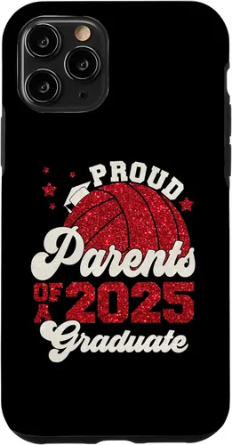 Vista 27 de iPhone 16 Parents of a 2025 Graduate Senior Graduation Volleyball Case